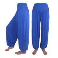 1 Uds. Pantalones de baile deportivos de Yoga suaves de algodón informales sueltos elásticos para mujer a la moda - details 8