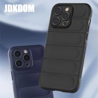Funda de aire invisible para iPhone Jdkdom A prueba de golpes, invisible, para iPhone 16, 15, 14, 13, 12, 11 Pro Max, 6, 7, 8 Plus - details 0