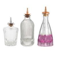 Botella de vidrio con tapa de acero inoxidable amarga para cóctel, 200 ml/150 ml/130 ml - details 4