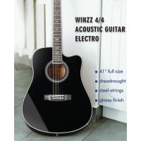 4/4 Guitarra Electroacústica para Adultos Zurdos, Guitarra Principiante Folk con Accesorios Completos (41 Pulgadas) - details 8