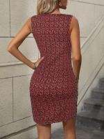 Vestido de Verano Mujer 2025 Ajustado con Tirantes Anchos y Escote en V Profundo - Falda Acampanada Sin Mangas, Bolsillos Funcionales y Tejido Transpirable para Playa, Fiesta o Uso Diario - details 6