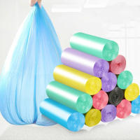 Bolsa de basura desechable de varios colores para cocina, contenedor de plástico grueso con forro para proteger la privacidad, 300 piezas - details 2
