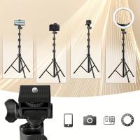 JOILCAN Bastón de selfie extensible y plegable de 209,98 cm con trípode con cuello de ganso de 35,0 cm, pinzas para teléfono y bolsa de transporte - Soporte de teléfono de aleación de aluminio ajustable para grabación de video, transmisión en vivo y fotog - details 8