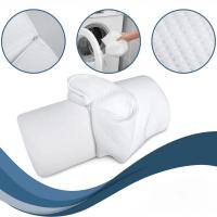 Almohada cómoda para piernas, espalda y cabeza, funda de algodón de espuma viscoelástica, almohada de soporte Lumbar para almohada semirrolo - details 5