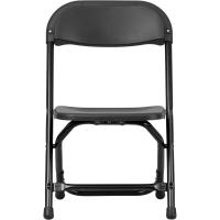 10 sillas Plegables de plástico para niños, Color borgoña, Juego de 10 - details 43