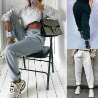 Pantalones casuales de sandalia con puños cómodos para mujer, pantalones deportivos de moda - details 3