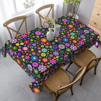 Mantel rectangular Hippie wer para fiesta, manteles impermeables para mesa de comedor, cocina, decoración del hogar - details 40