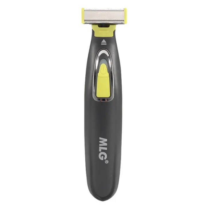 Afeitadora eléctrica para cara y cuerpo para hombres, máquina de afeitar lavable, recortadora de barba y cuerpo, bola seca húmeda, recargable - 1