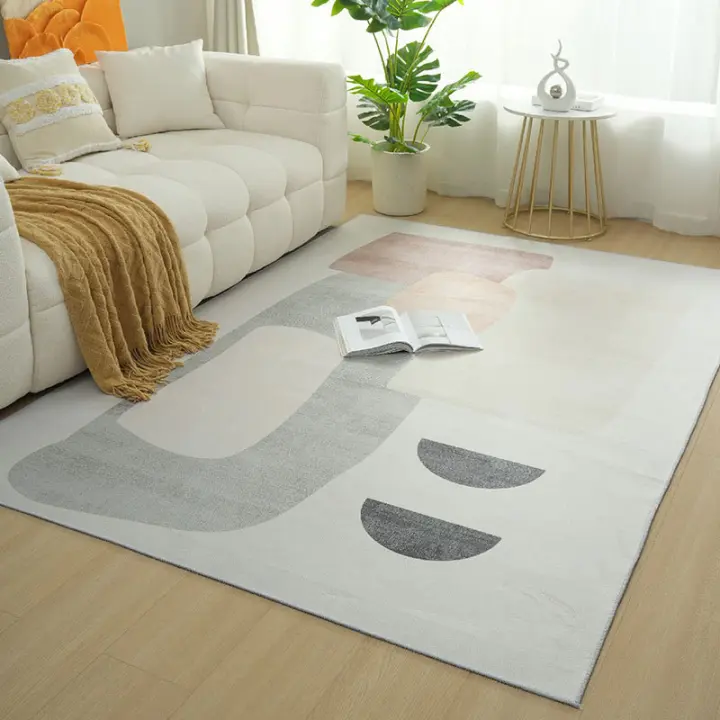 Alfombra de Lujo Europeo 60*90cm Suave, Fácil de Limpiar Ideal para Sala de Estar, Sofá, Dormitorio - 1
