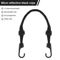 Correas de equipaje para motocicleta con gancho, cuerda para atar para motocicleta, cuerda reflectante versátil para equipaje, cinturón elástico para sombrero y Scooter - details 10