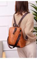 Mochila de Cuero pu antirobo para Mujer, bolso de mano, Bolsa de viaje informal - details 4