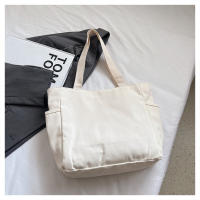 Bolso de mujer de lona de gran capacidad bolso de mano bolso de hombro estudiante universitario bolso versátil bolso de viaje multibolsillo - details 28