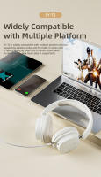 Auriculares HIFI con Bluetooth 5,3, dispositivo de audio montado en la cabeza, con cable de 3,5mm, tarjeta enchufable plegable, de baja latencia, adecuado para juegos, música, viajes y aprendizaje - details 5