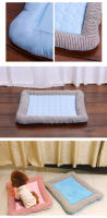 Cojín refrescante para Cama de Gato, alfombrilla antideslizante con forma rectangular para dormir, perrera para perros y gatos - details 0