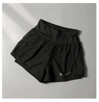 DRUR-ropa corta de gimnasio para mujer, pantalones de cintura alta 2 en 1 con bolsillos, pantalones cortos de Yoga para ciclismo, ropa deportiva 2025 - details 7