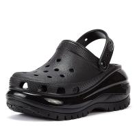 Cro Classic Mega Crush Clog - Sandalias Negeras para Mujer - Suela Crush Extra Gruesa - details 1