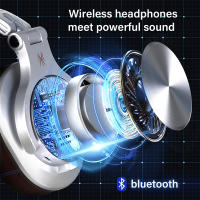 Auriculares Bluetooth Oneodio Fusion A70 con microfono profesional para estudio de grabación y DJ sin cable sobre el oído estéreo - details 8