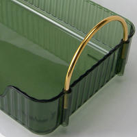 Elegante caja de almacenamiento de maquillaje para baño, inodoro y tocador. - details 4