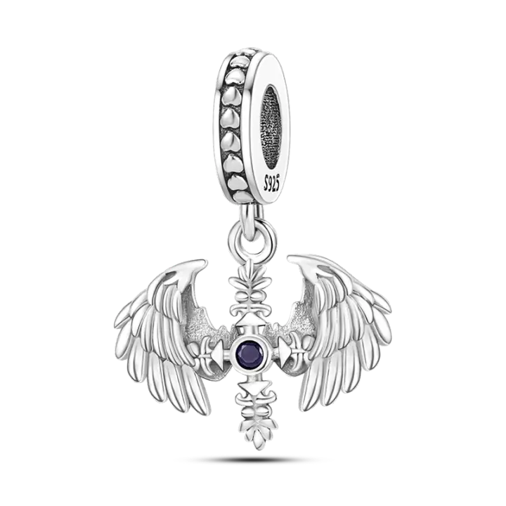 Ley Vie Angel Love Boy - Cuentas de plata para mujer, collar de 3 mm, pulsera original, joyería DIY - 1