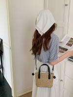 Diseño de bolso bolso de mujer bolso de paja nuevo bolso de playa de verano bolso tejido de moda bolso de mensajero - details 3
