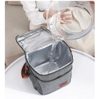 Bolsa de refrigeración con preservación del calor de 10L, resistente al agua, para Picnic, oficina, estudiante, portátil, térmica, para acampar, almuerzo, cena, caja de hielo - details 3