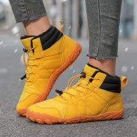 Nuevas botas de nieve de cinco dedos para hombre, zapatos individuales engrosados ​​de terciopelo descalzo, zapatos de algodón impermeables y antideslizantes, botas de ruibarbo para mujer - details 3