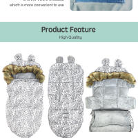 PANGDUBE-saco de dormir Universal para cochecito de bebé, saco de invierno a prueba de viento - details 7