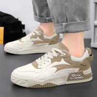 Nuevos Zapatos Casuales Para Hombre Verano 2024 Plataforma Cómoda Zapatillas Con Cordones Vulcanizadas Blanco Tendencia 2024 Zapatillas Casuales Para Adultos - details 7