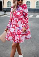Vestido midi casual estilo coreano de moda 2025 para mujer con manga larga - details 6