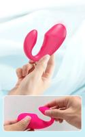Vibrador en Forma de U para Mujeres Estimulador de Clítoris y Punto G Masajeador Sensual para Adultos Salud y Diversión - details 14
