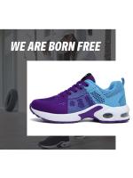Zapatillas de correr transpirables para mujer, zapatos informales ligeros con cojín de aire, tenis para caminar - details 4