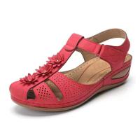 Sandalias de tacón de cuña de verano para mujer - details 4