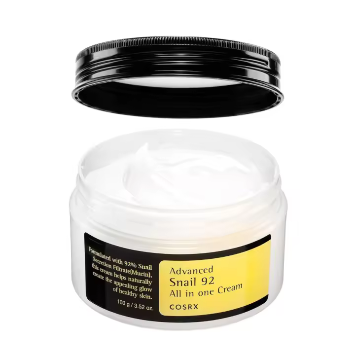 COSRX Snail Mucin 92% Hidratante, 3.52 Oz, Regalos del día de la madre mamá, Hidratante ligero para una piel suave y radiante, Cuidado de la piel, - 1