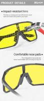 Scvcn gafas de sol polarizadas amarillas, visión nocturna, gafas de conducción, lentes antideslumbrantes, gafas para Conductor de bicicleta y motocicleta, UV400 - details 7