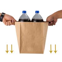Bolsa de papel Kraft desechable para embalaje de alimentos, bolsas de película resistente al aceite, para hornear y llevar, 10/20/50 piezas - details 2
