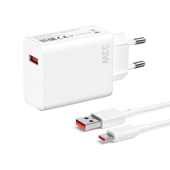 Carga Turbo de 33W para Xiaomi Adaptador de Carga de Pared Tipo USB C Electrónica de Calidad China