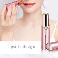 Mini Cortapuntas Eléctricas Epilador de Cejas en Forma de Labial Herramienta de Eliminación de Vello Portátil sin Dolor para Mujeres - details 4