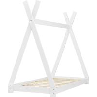 Cama para niños pequeños Cama Infantil 160 x 80cm Estructura Tipi de Madera Pino Color Pino Natural - details 70