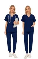 Uniforme médico ajustado para mujer, conjuntos de batas, accesorios de enfermería, batas de cirugía hospitalaria, clínica Dental, salón de belleza, ropa de trabajo - details 27