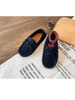 Mocasines planos de tela con lazo Simple para niños, zapatos de princesa de estilo minimalista, antideslizantes y resistentes al desgaste, novedad de 2024 - details 11