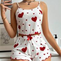 Conjunto de Pyjama de Dos Piezas para Mujer Vestir de Corazón con Pantalones Largos - details 8