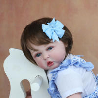 Muñeca de bebé Reborn de silicona hecha a mano, juguete de princesa realista, 60 CM, 24 pulgadas - details 6