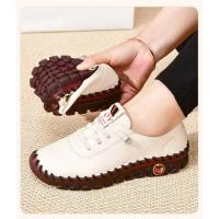 Zapatos planos para mujer, nuevos mocasines ortopédicos, mocasines para mujer, bailarinas cosidas sin cordones para mujer, zapatos de enfermera médicos - details 1
