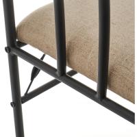 Banqueta pie de Cama de Metal Blanca de 64x68x30 cm - details 14