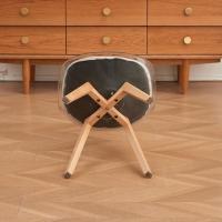 Sillas de Comedor Tapizadas en Telapara Cocina Comedor Dormitorio (Pack 4, Blanco/Cuero) - details 3
