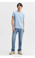Camiseta Casual de Manga Corta Semir 2024 Algodón Puro Cuello Redondo Top de Moda para Hombres - details 26