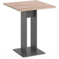 Mesa de Comedor Ewert, Antracita/Roble Dorado, 65 x 65 cm - details 0