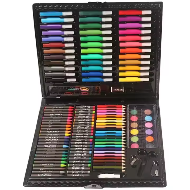 Set de Pinceles de 150 Piezas Estación de Pintura para Niños Pincel de Aceite de Arte - 1