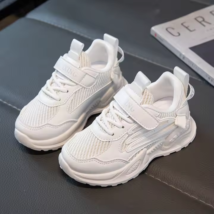 Zapatos deportivos para niños y niñas, zapatillas de correr para niños, malla de aire transpirable, zapatos casuales para la escuela al aire libre, moda antideslizante - 1