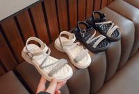 Sandalias con correa en el tobillo para niñas, zapatos de playa para niños, sandalias de princesa con punta abierta, 2023 - details 1